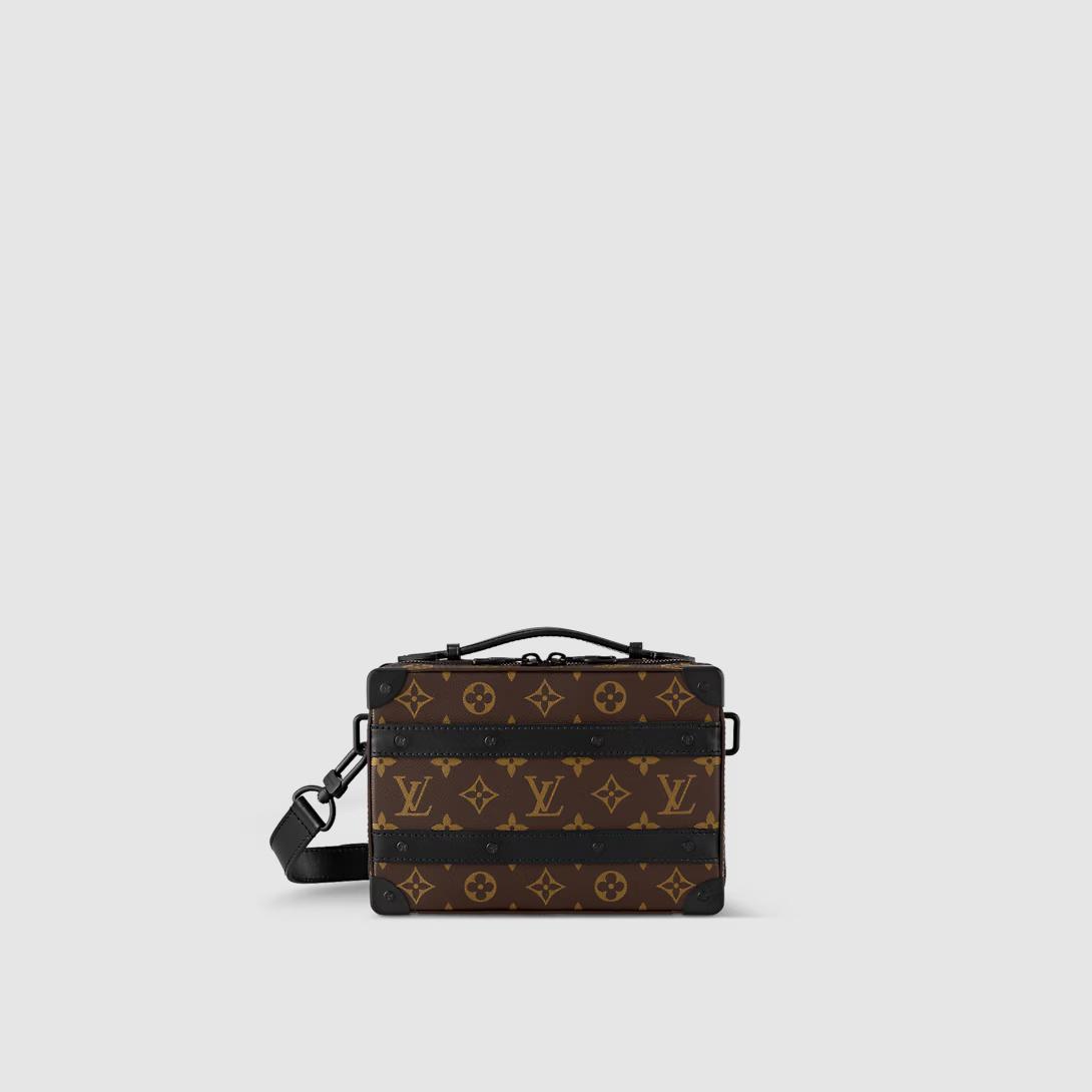 Túi Louis Vuitton Handle Soft Trunk Monogram Macassar Nam Nâu